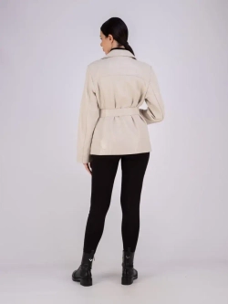 Куртка  кожаная из натуральной кожи оверсайз Турция