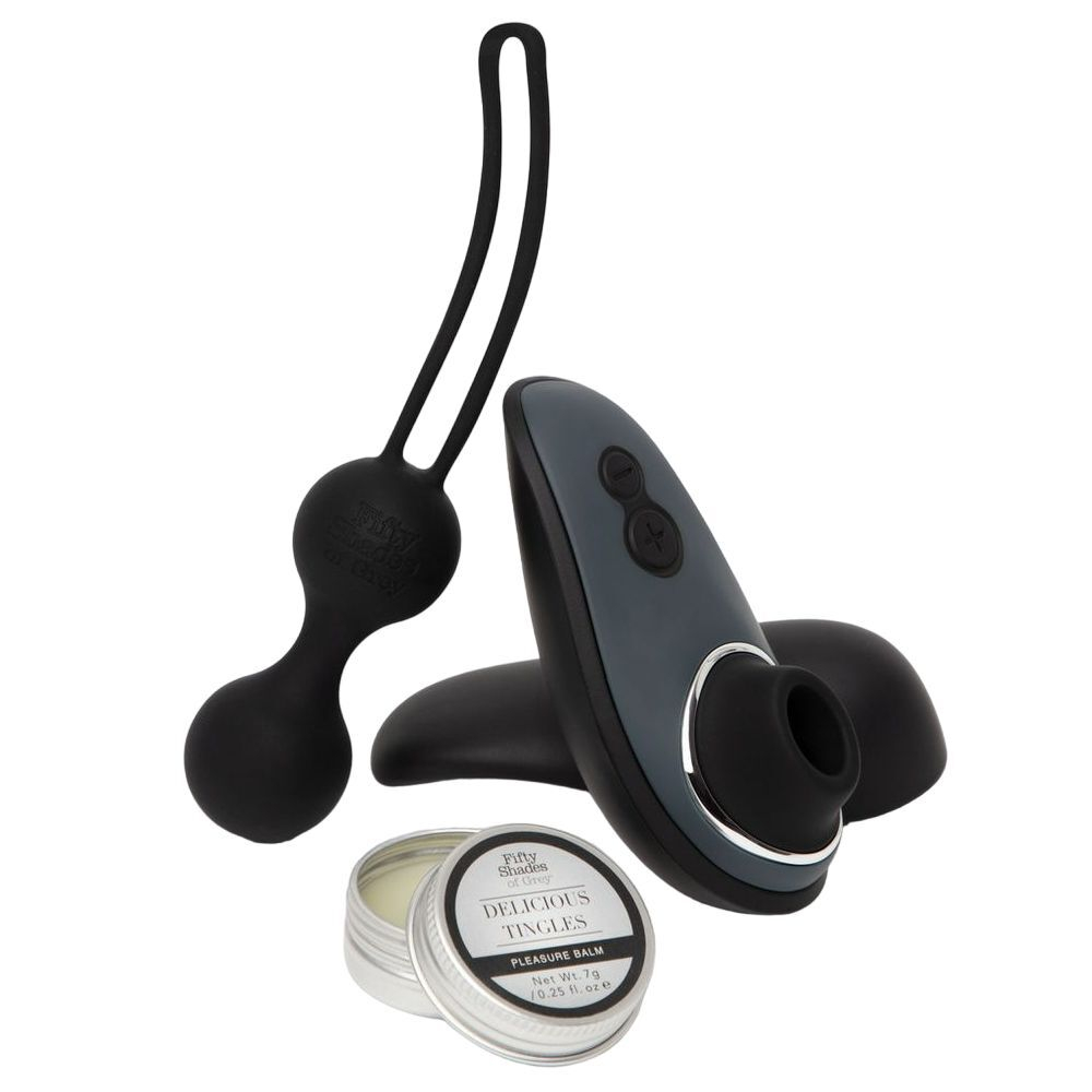 Набор для удовольствий Desire Blooms (Womanizer Liberty, Kegel Balls, Delicious Thingles, 7 г.)
