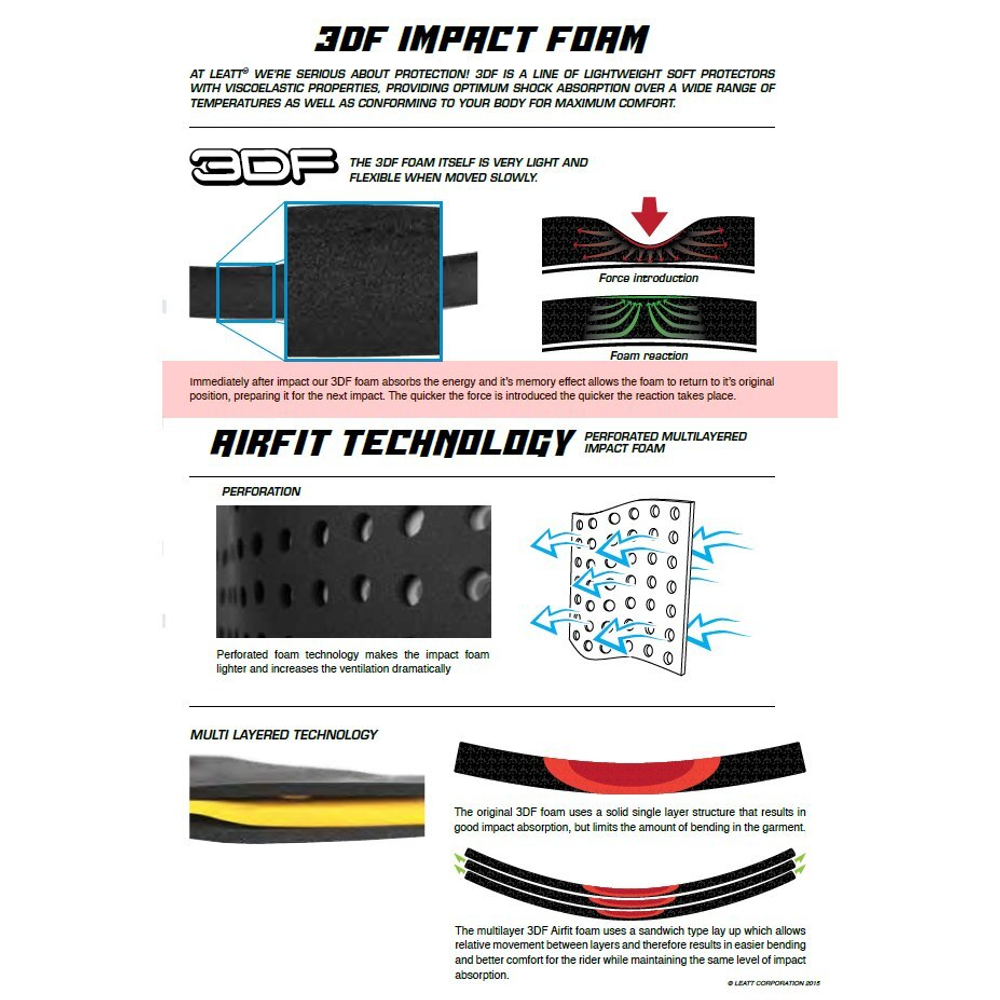 Защита панцирь Leatt Body Tee 3DF AirFit Lite