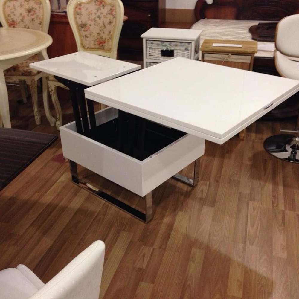 Стол-трансформер В2218 AG белый