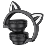 Накладные Bluetooth наушники Borofone BO18 cat ear black