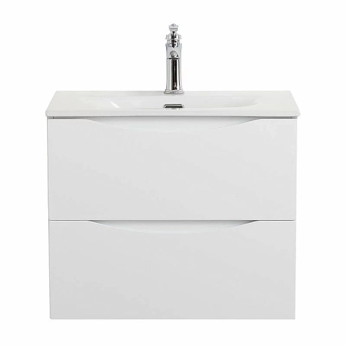 Тумба с раковиной BelBagno MARINO-CER-MINI-600-2C-SO-BL-P Bianco Lucido