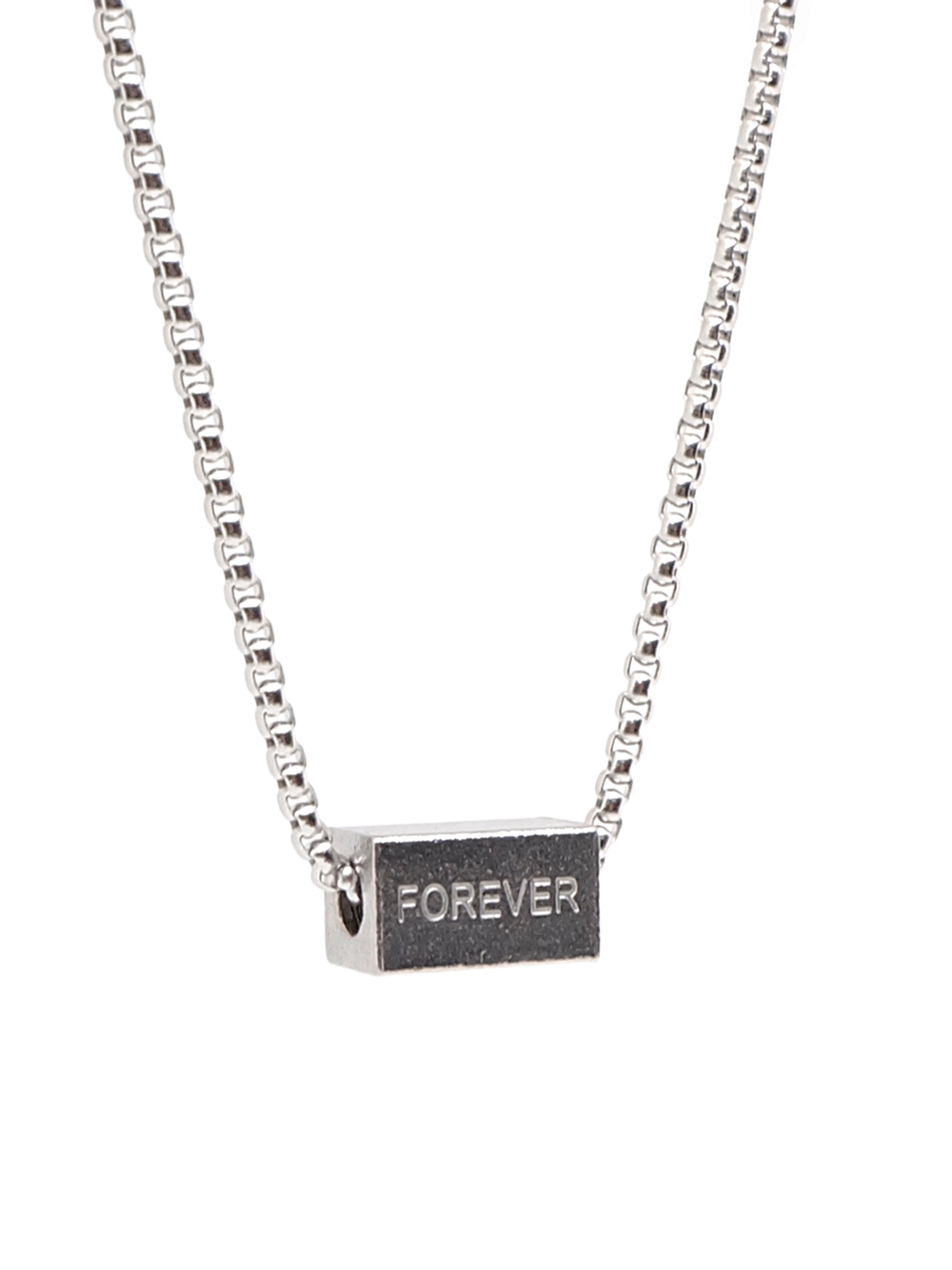 Кулон из стали "Forever" на цепочке 60 см