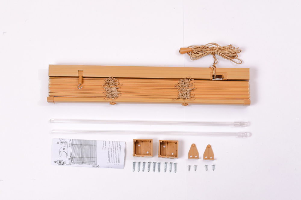 Жалюзи пластиковые, св.дуб