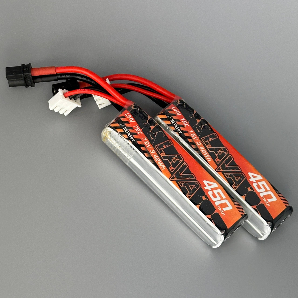 Аккумуляторы Betafpv Lava 2S 450 mAh 2шт.