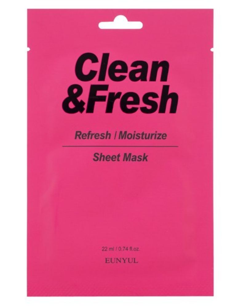 Тканевая маска для освежающего и увлажняющего эффекта EUNYUL Clean&amp;Fresh Refresh/Moistuize Sheet Mask