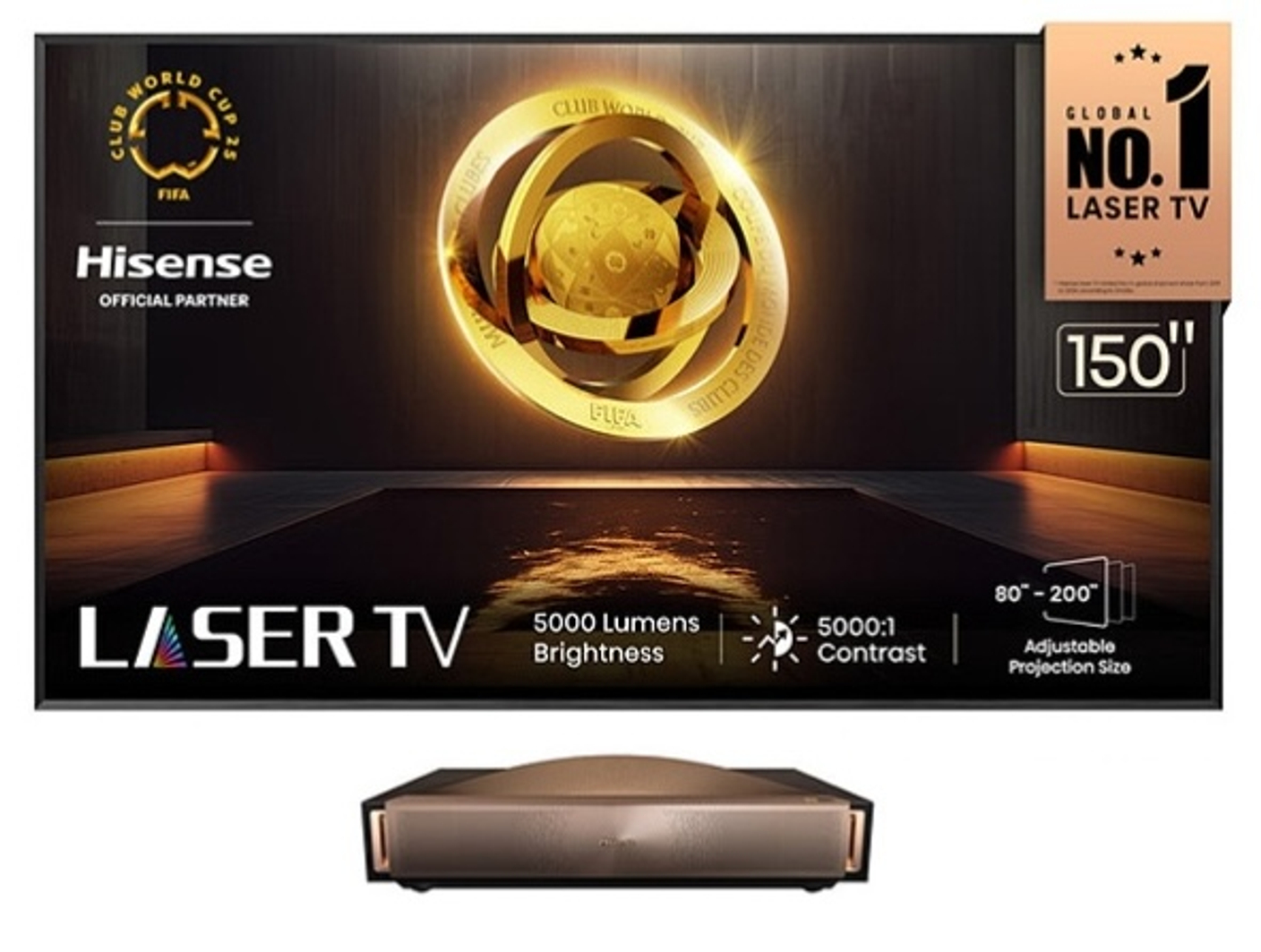 Проектор Hisense L9Q и экран Hisense 110