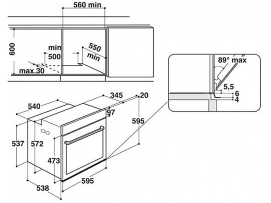 Электрический духовой шкаф Whirlpool AKZ9 6270 IX