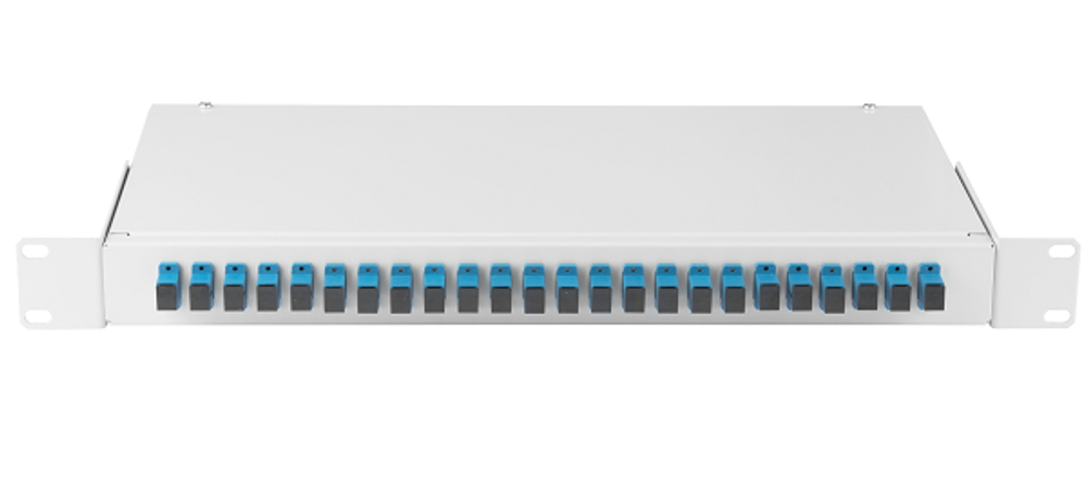 Кросс оптический стоечный  NikoMax NMF-RP24SCUS2-WS-ES-1U-GY