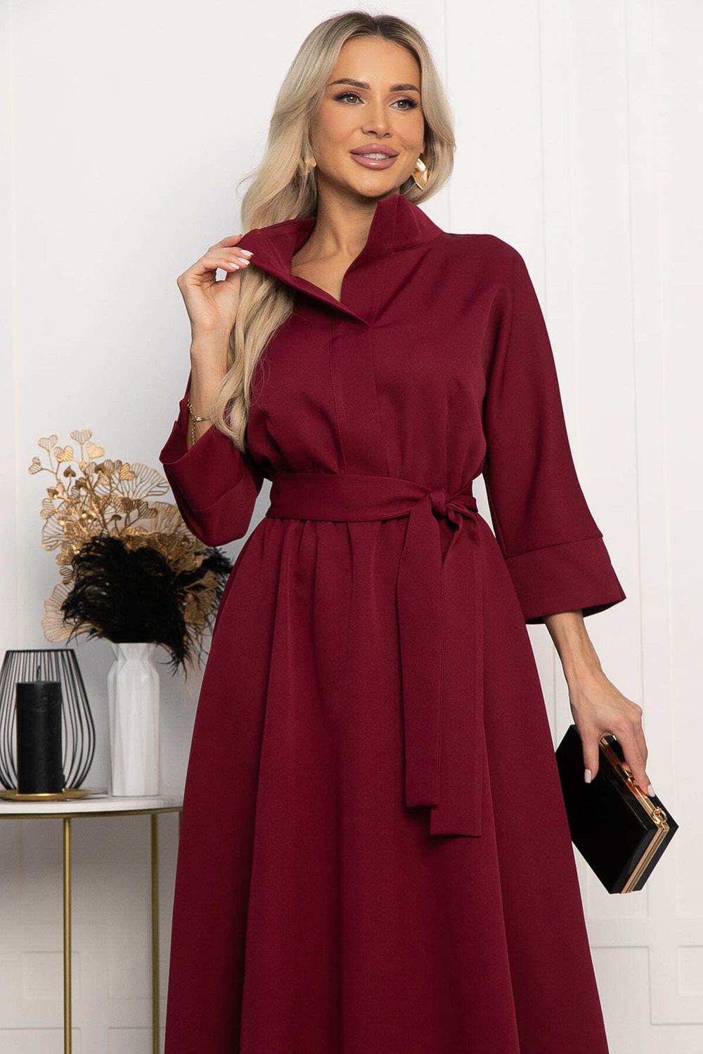 Платье Лорита (бордовое) П14299-16М LT Collection