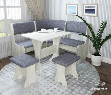 Кухонный уголок КОМПАТТО мягкий SAVANA Plus Mouse