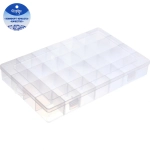 Органайзер для хранения мелочей, 28 ячеек «ИДЕЯДОМА», прозрачный, 34,5*21,8см (наклейка Селфи)