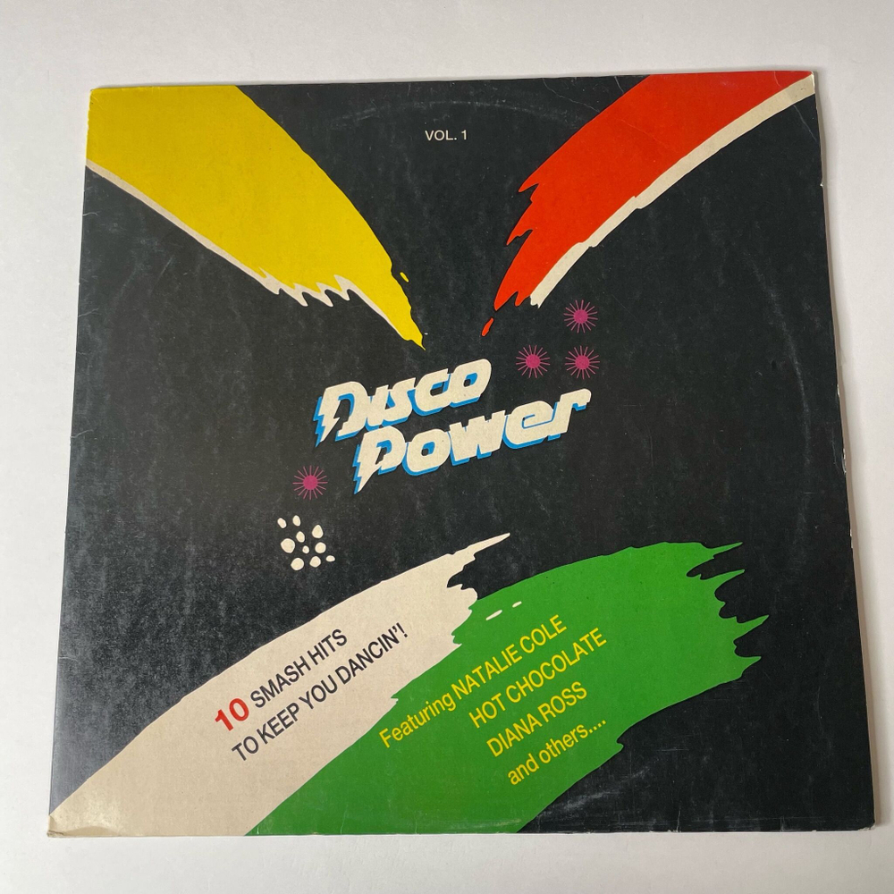 Винтажная виниловая пластинка LP Disco Power Vol. 1 (Индия 1990)