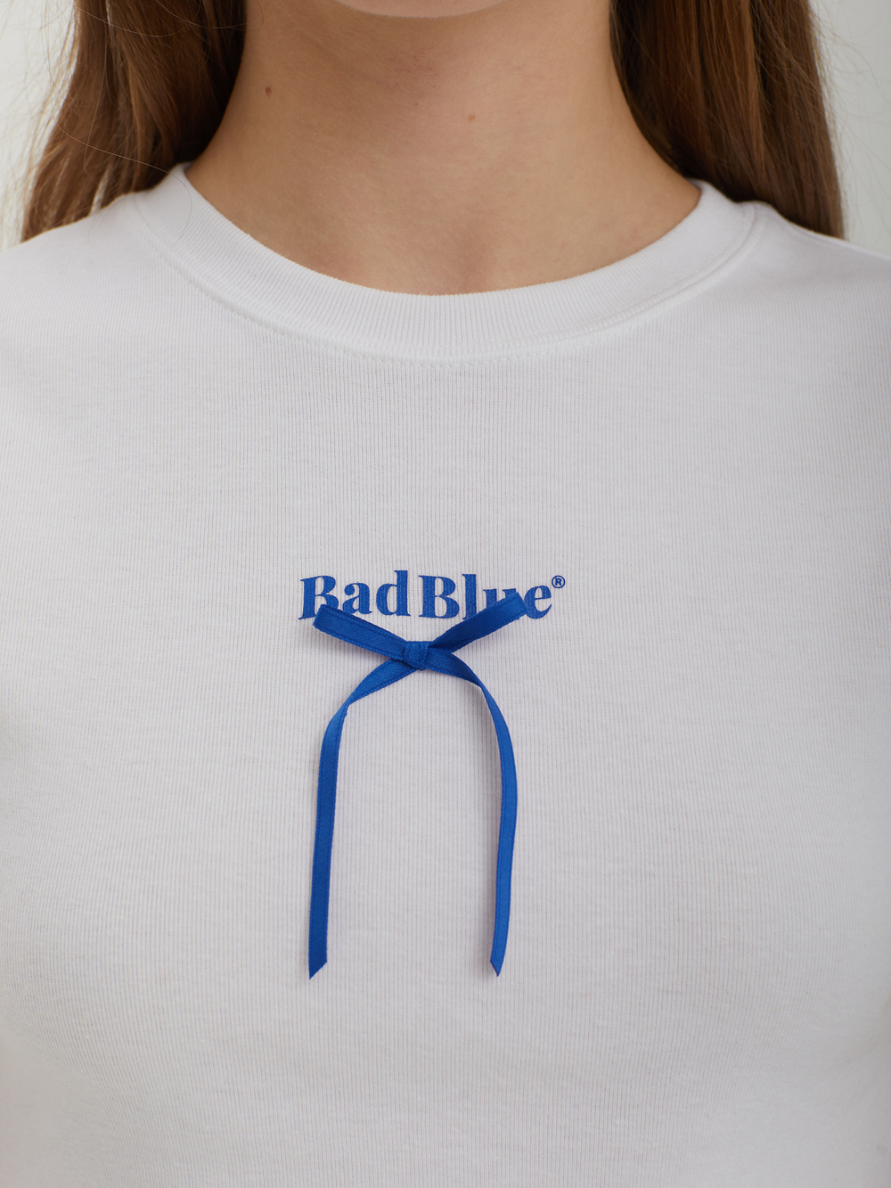 Женская Футболка Ribbon Logo Slim