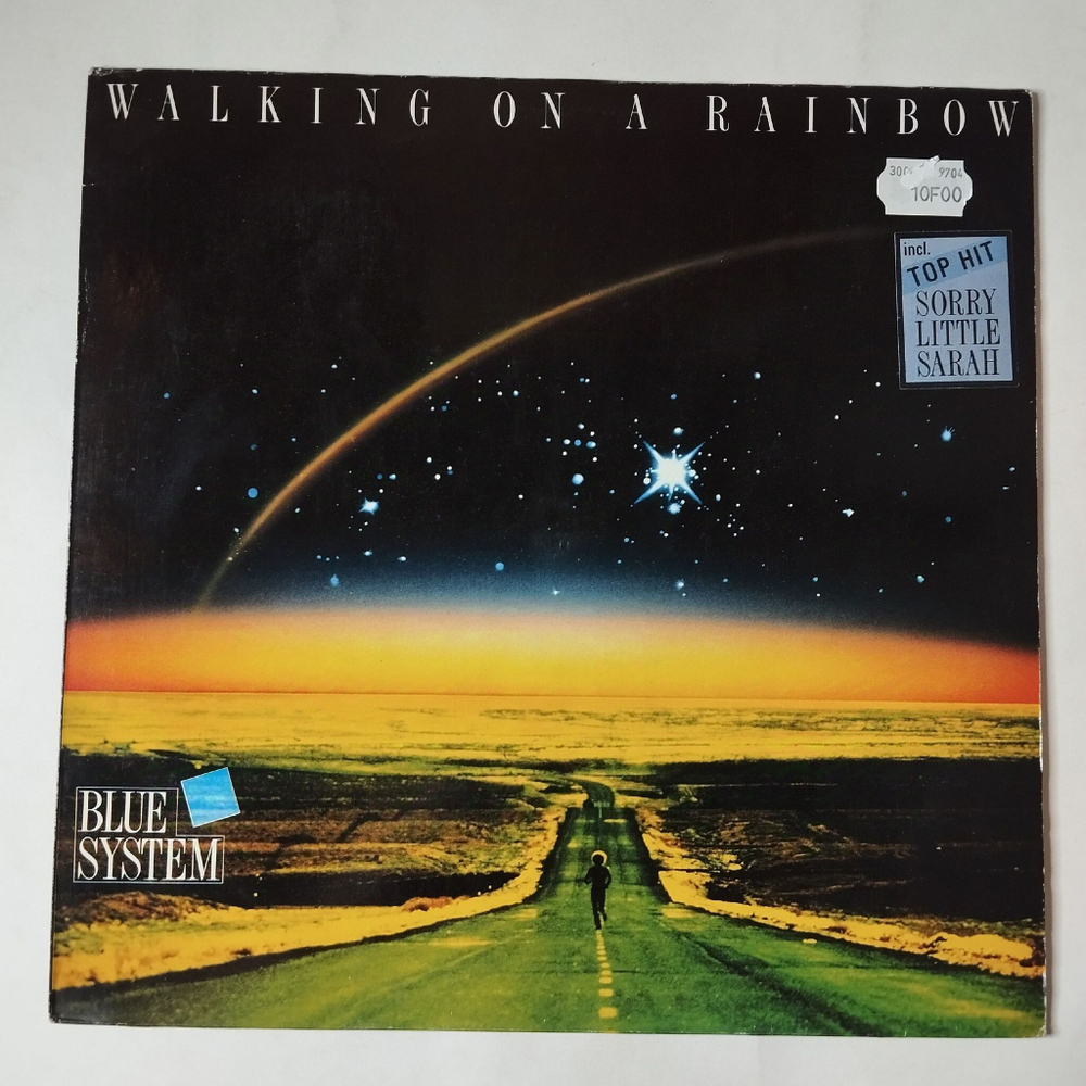 Винтажная виниловая пластинка LP Blue System Walking On A Rainbow (Germany 1987)
