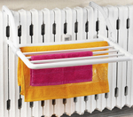 Сушилка навесная на батарею Berossi, снежно-белый