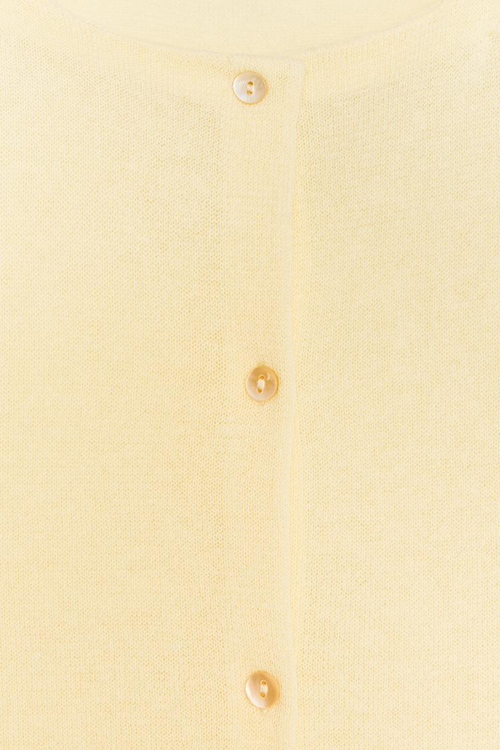 ZARA ОДНОТОННЫЙ КАРДИГАН, СВЕТЛО-ЖЕЛТЫЙ