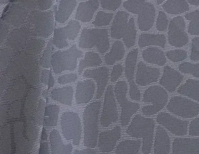 Ткань подкладочная Жаккард, шир. 145 см, 90(+/-5) гр/м2, вискоза 48%, п/э 52%, серый