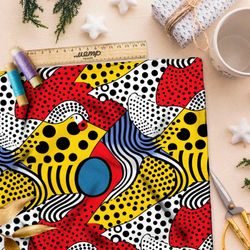 Ткань премиум бифлекс абстрактное путешествие сознания