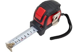 ЗУБР. Строительная рулетка 5 м х 25 мм. с автостопом и ударостойким обрезиненным корпусом