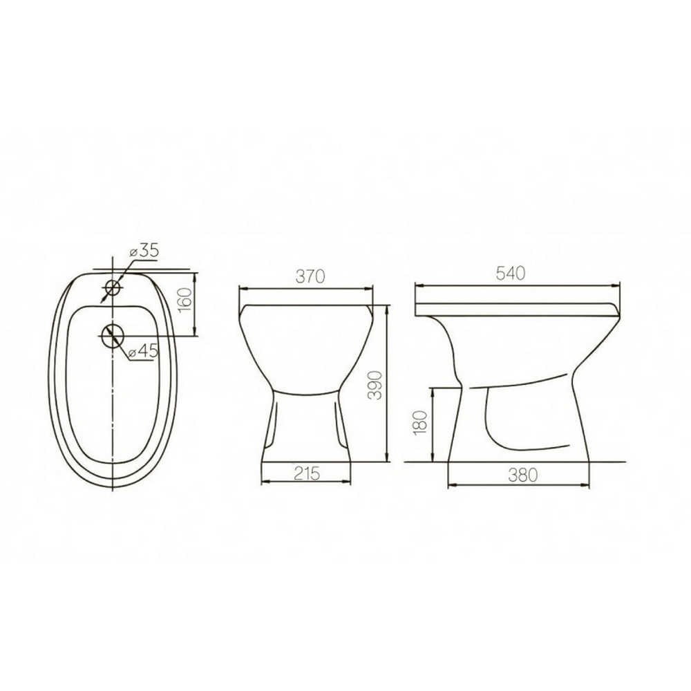 Биде  "Люкс" (Rosa)