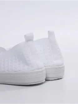 Мокасины летние текстильные