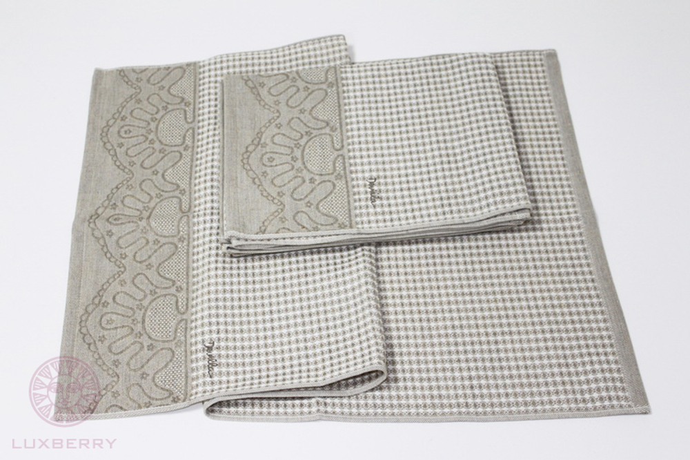 Набор полотенец 3 шт Luxberry Lille натуральный