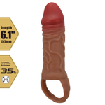 Реалистичная насадка на член Peirre - 15,5 см.