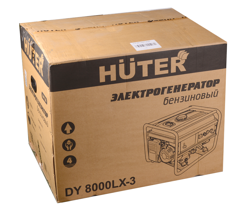 Портативный бензогенератор HUTER DY8000LX-3 - [6,5 кВА / 380V] трехфазный