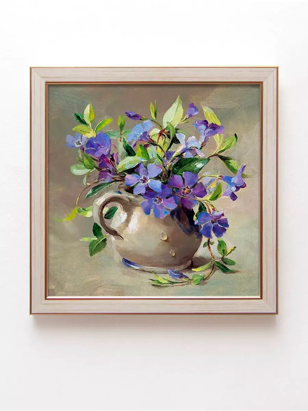 Картины на стену интерьерная на холсте 4 шт, 23*23 см