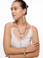 Браслет "Pearl cluster cuff" Silver