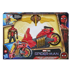 Hasbro Marvel Spider-Man - Мотоцикл Jet Web Cycle и фигурка Человека-паука высотой 15 см. / артикул   F1110  / GTIN 5010993813667