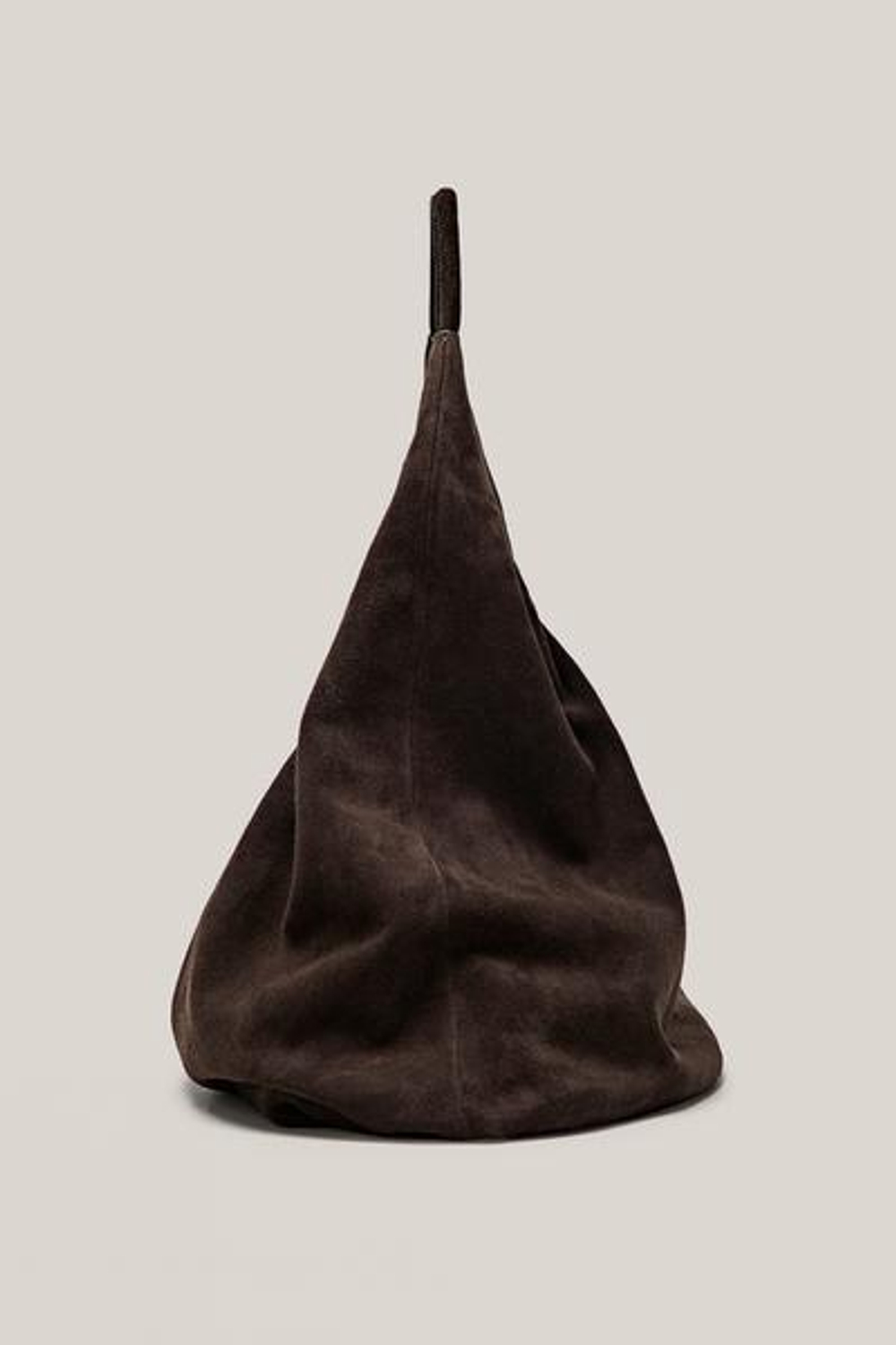 Massimo Dutti Большая кожаная сумка-шоппер из натуральной кожи - Limited Edition, коричневый