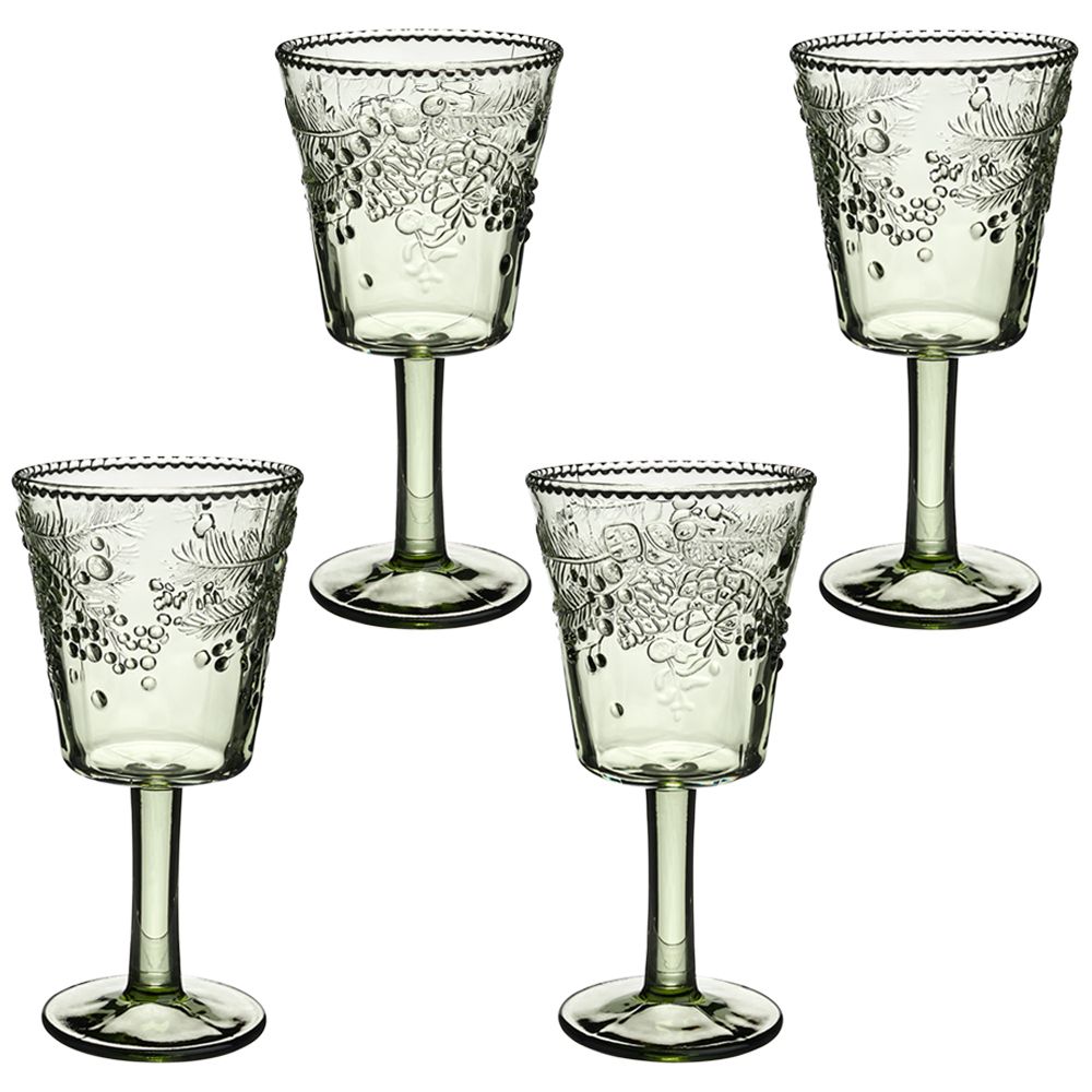 НАБОР БОКАЛОВ "CELEBRATION" GREEN, 4 ШТ/280 МЛ