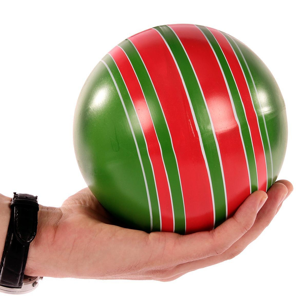 Мяч д. 150мм Серия "Полосатики" ручное окраш. (полосатики, ленточки, дорожки)
