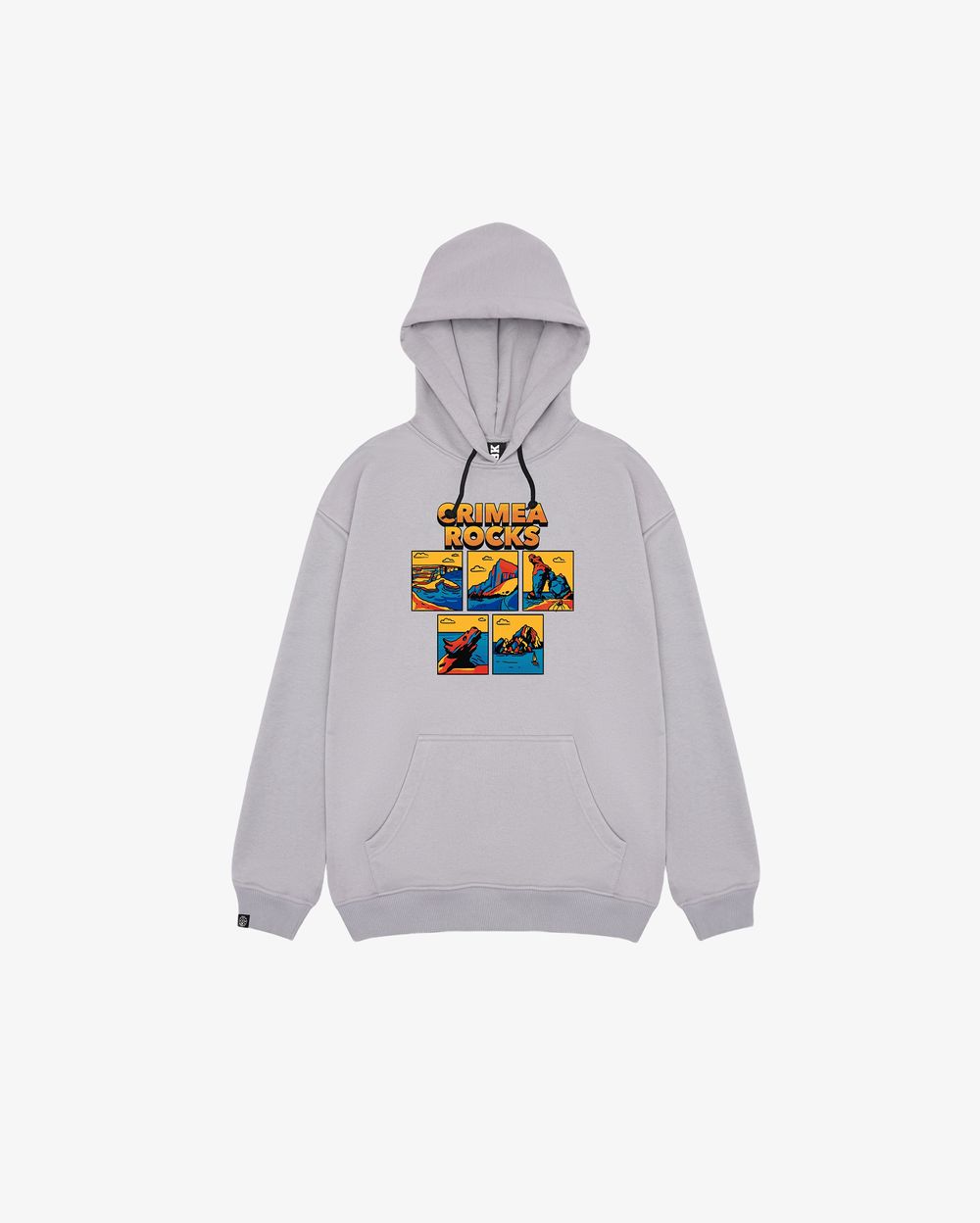 Худи Hook Рокс серое