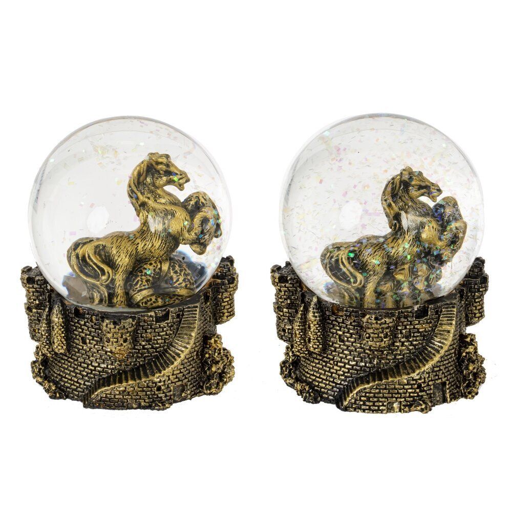 GAEM Фигурка декор в стекл шаре "Лошадь", L7 W7,5 H8,5 см, 2в.