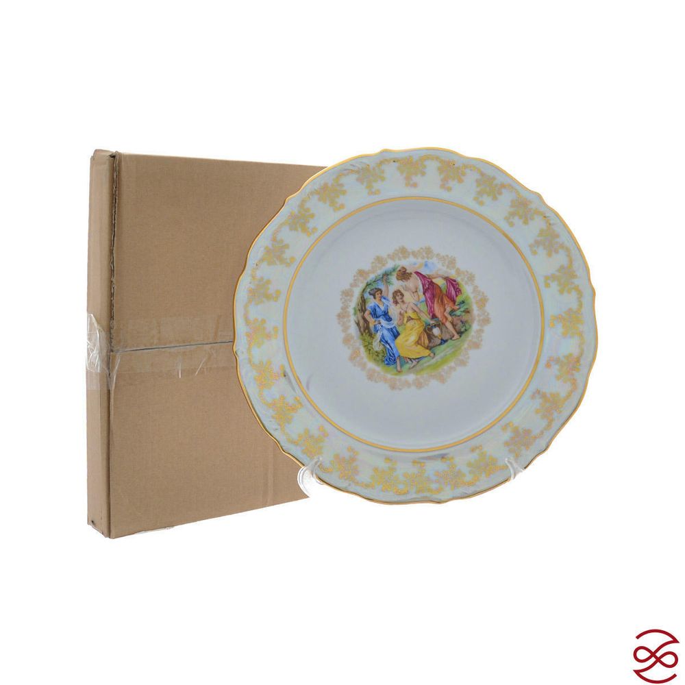 Блюдо круглое Repast Мадонна перламутр Мария-тереза 30 см