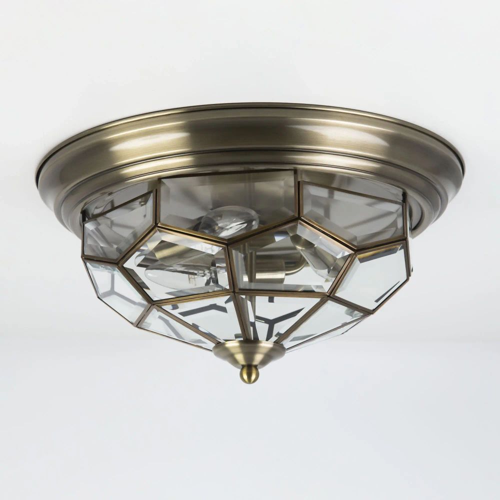 Citilux Витра-1 CL442530 Люстра потолочная витражная Бронза