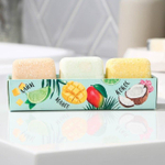 Набор из 3 бомбочек-кубиков для ванны «Тропический взрыв»