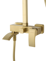 Душевая система WONZON & WOGHAND FIT, Брашированное золото (WW-88739009-BG)