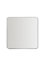 Зеркало Marco черное металлическое 60 x 60 см