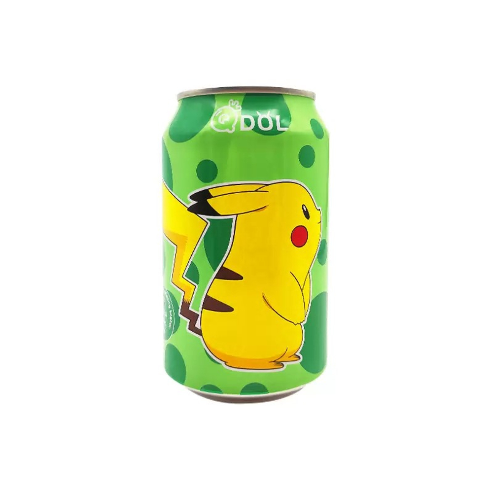 QDOL Lime (Газированный напиток POKEMON со вкусом Лайм) 330мл (24) Китай