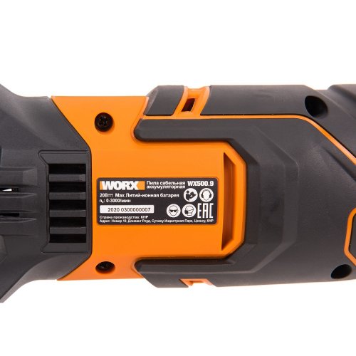 Пила сабельная аккумуляторная WORX WX500.9 без акк и з/у