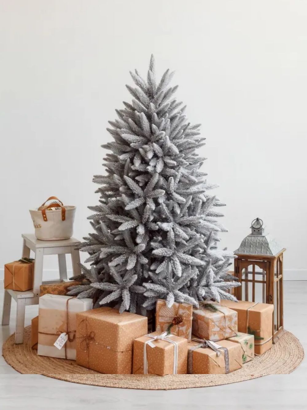 елка заснеженная "Скандинавия" литая хвоя