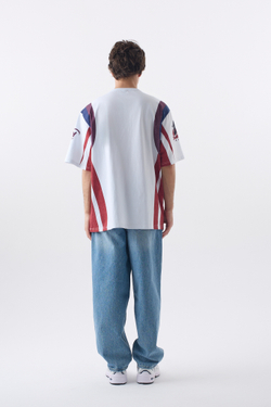 Футболка мужская Oversize с пич эффектом "Retro Sport"