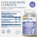 Solaray, Collagen Bone Complete, коллаген для костей, 90 растительных капсул