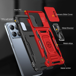 Чехол Safe Case с кольцом и защитой камеры для Xiaomi 14T