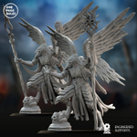 Grand Alliance Chaos Disciples of Tzeentch Tzaangor Enlightened 1 шт. миниатюра для dnd, днд, pathfinder, фентези, Настольная игра, НРИ, Варгейм, РПГ