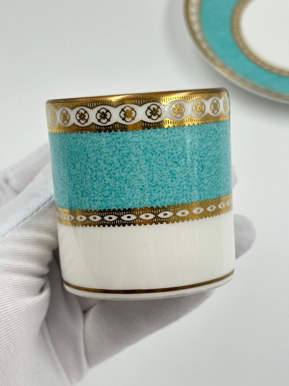 Кофейная пара Wedgwood «Ulander Powder Turquoise»